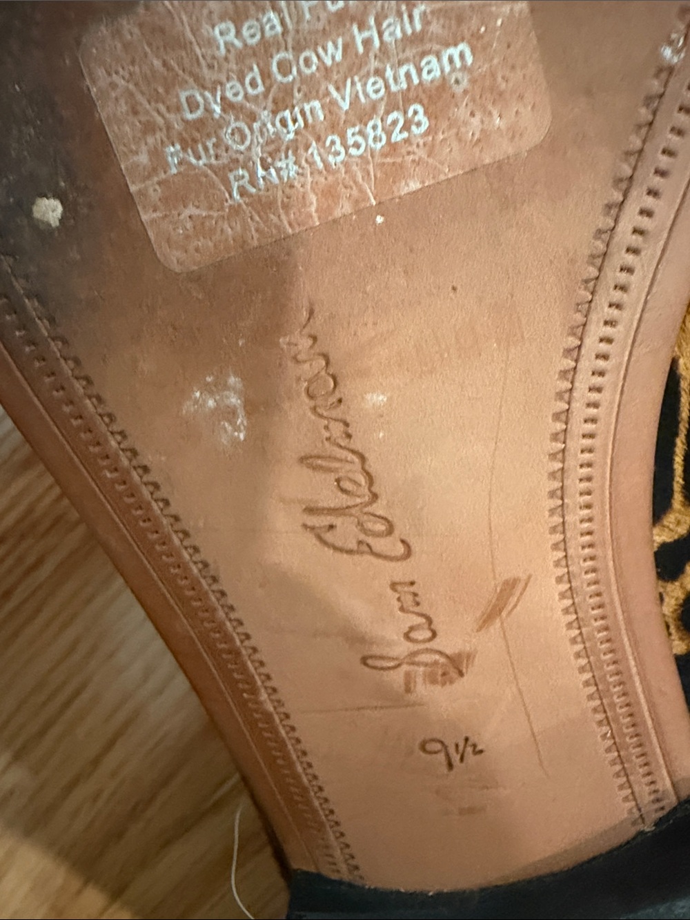 Sam Edelman Leopard Print Loafers - Picture 5 of 6